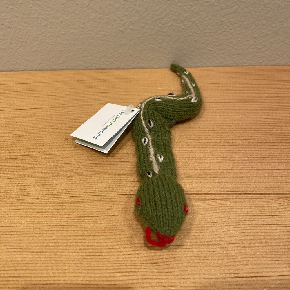 NWT‎ Snake Finger Puppet Alpaca 2006 NOS